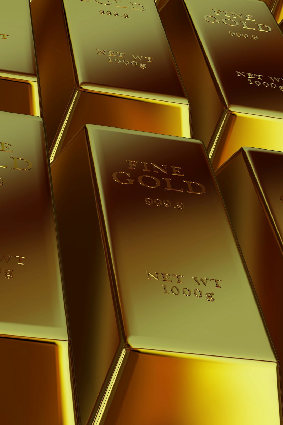 Bank Bullions, Golden Bars, Business, Precious Metals, Elite Background